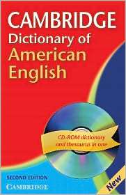 Cambridge Dictionary of American English Paperback with CD ROM 
