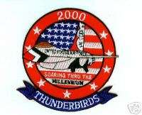 USAF THUNDERBIRDS DISPLAY TEAM Y2K MILLENNIUM PATCH