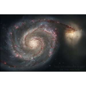  Whirlpool Galaxy, M51, Hubble Space Telescope Image   24 