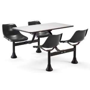  Group/Cluster Table and Chairs 30x48   Black Office 