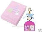 New LADUREE Keychain Window Lapin Rabbit Pink Key Ring in Gift Box 