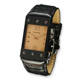 Mens Paradox IPG plated Cognac Dial Swiss Quartz Watch  