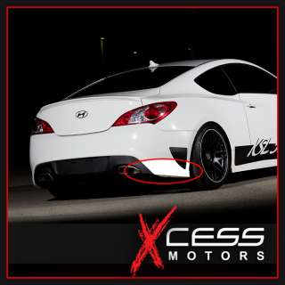 FIT FOR 2010 2011 2012 GENESIS COUPE REAR BUMPER LIP URETHANE  