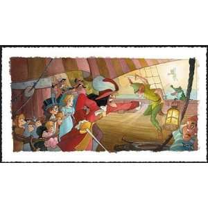   Blast You, Pan   Disney Fine Art Giclee by Toby Bluth