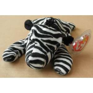  TY Beanie Babies Ziggy the Zebra Stuffed Animal Plush Toy 