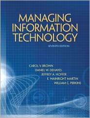   Technology, (0132146320), Carol V. Brown, Textbooks   