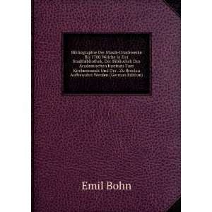   Aufbewahrt Werden (German Edition) (9785874954277) Emil Bohn Books
