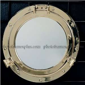  Brass Porthole Mirror