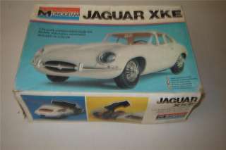 25 Monogram Jaguar XKE Older Plastic Model Kit  