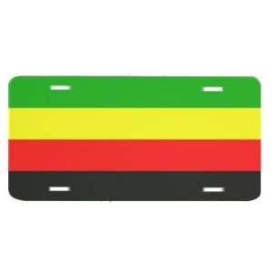  Bamileke National Movement Flag Vanity Auto License Plate 