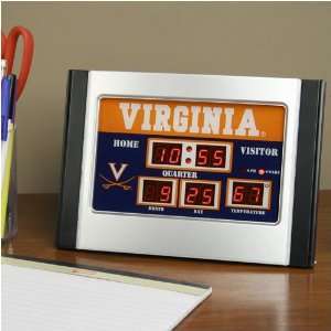 Virginia Cavaliers Alarm Clock Scoreboard  Sports 