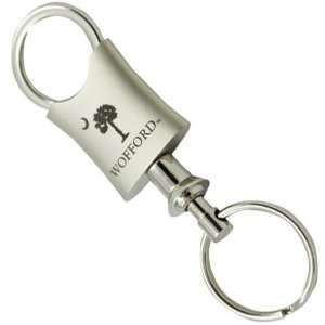  Wofford Terriers Brushed Metal Valet Keychain Sports 