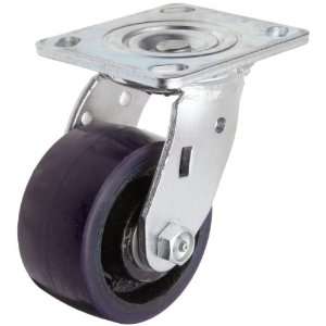  Series Plate Caster, Swivel, Polyolefin Wheel, Stainless Steel Plate 