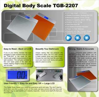 Description of Digital Body Scale TGB 2207