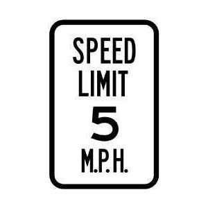   18x12, Speed Limit 5 Mph   BRADY  Industrial & Scientific