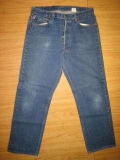 2327 Levis vintage USA 501 jeans 36x32 shrink to fit  