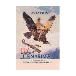  Fly with the US Marines 20x30 poster