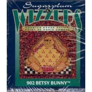com Betsy Bunny (Wizzers Counted Cross Stitch Kit, Sugarplum Wizzers 