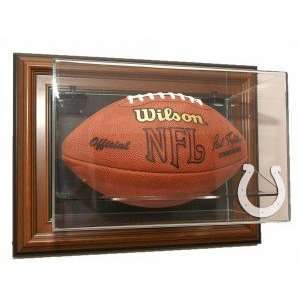  Indianapolis Colts Football Case Up Display   Brown 