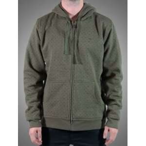  RVCA Clothing Loose Change Zip Up Hoodie Sports 