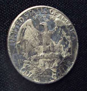   Error 1967 Washington Quarter Coin Severe Lamination 25 cents  