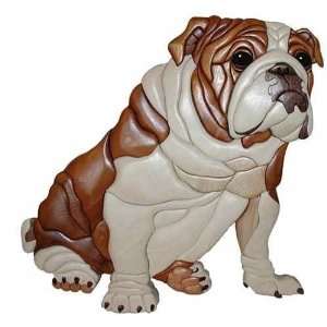   Plan to Scrollsaw Your Own Intarsia Sitting Bulldog