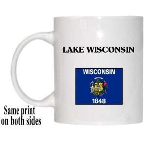  US State Flag   LAKE WISCONSIN, Wisconsin (WI) Mug 