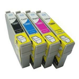   Replacement for EPSON T088 Set (B,C,Y,M) 4 PACK
