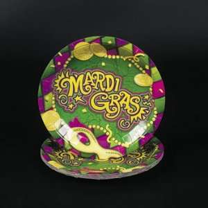  Paper Mardi Gras Dinner Plates   Tableware & Party Plates 