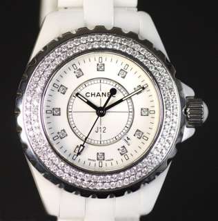Chanel J12 Ceramic 33mm Ladies Diamond Watch RRP. £7,925.00  
