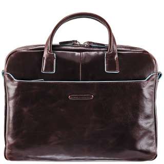 PIQUADRO Slim Briefcase CA2641B2/MO Genuine Leather Brown New ITALIAN 