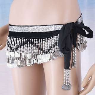 Belly Dance Costumes Hip Scarf with Sequins Beads H2653  