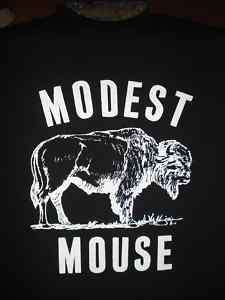 Modest Mouse Black Shirt Buffalo  SZ S M L  