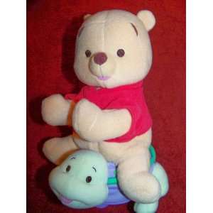 com Winnie The Pooh Interactive/Animated Plush Rattle And Ride Pooh 