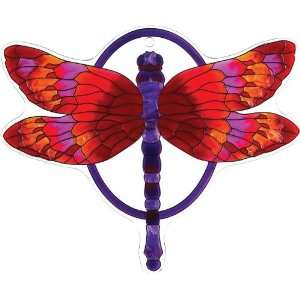  Dragonfly Suncatcher (Red/Purple)
