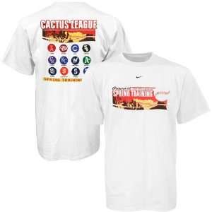 Nike 2008 MLB Cactus League Spring Training White T Shirt 