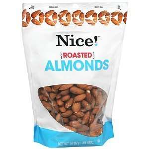 Nice Roasted And Salted Almonds, 16 oz  Grocery & Gourmet 