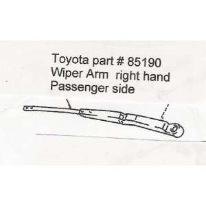  Arm; Windshield Wiper; Toyota 1991 Automotive