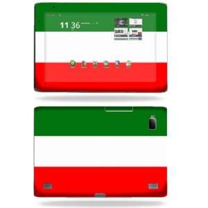   Skin Decal Cover for Acer Iconia Tab A500 Italian Flag Electronics