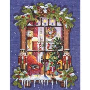  Christmas Window, Cross Stitch from Janlynn Arts, Crafts 
