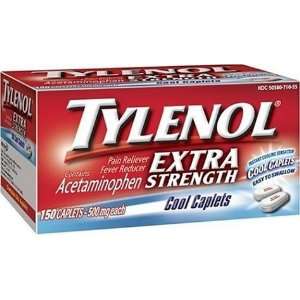 Tylenol Acetaminophen Cool Caplets   150 caplets