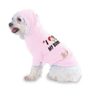  I Love my Bunny Hooded (Hoody) T Shirt with pocket for 