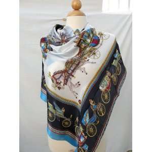 Soft Touch   Square (33.5 x 33.5) Italy Style Fashionable 100% Silk 