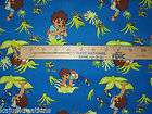 Go DIEGO Go NICKELODEON CARTOON character Cotton Fabric to SEW your 