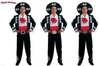 the three amigos deluxe group costume adult standard set of 3 with 3 