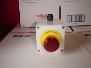 Allen Bradley Lighted E Stop Assembly with Enclosure  