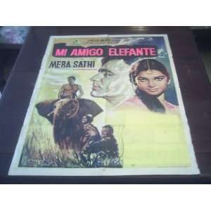 Original Movie Poster Bandar Mera Sathi My Friends The Monkey Master 