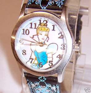 Disney Princess CINDERELLA WATCH Wristwatch Clock NEW  
