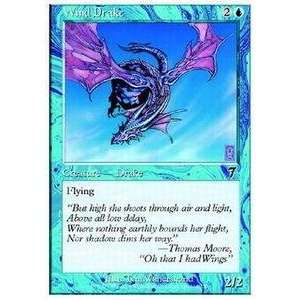    the Gathering   Wind Drake   Seventh Edition   Foil Toys & Games