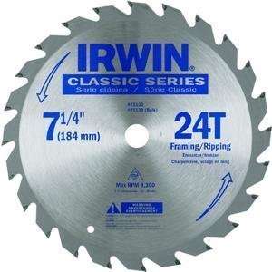  Irwin 25130 Classic Series Circular Saw Blade 7 1/4 